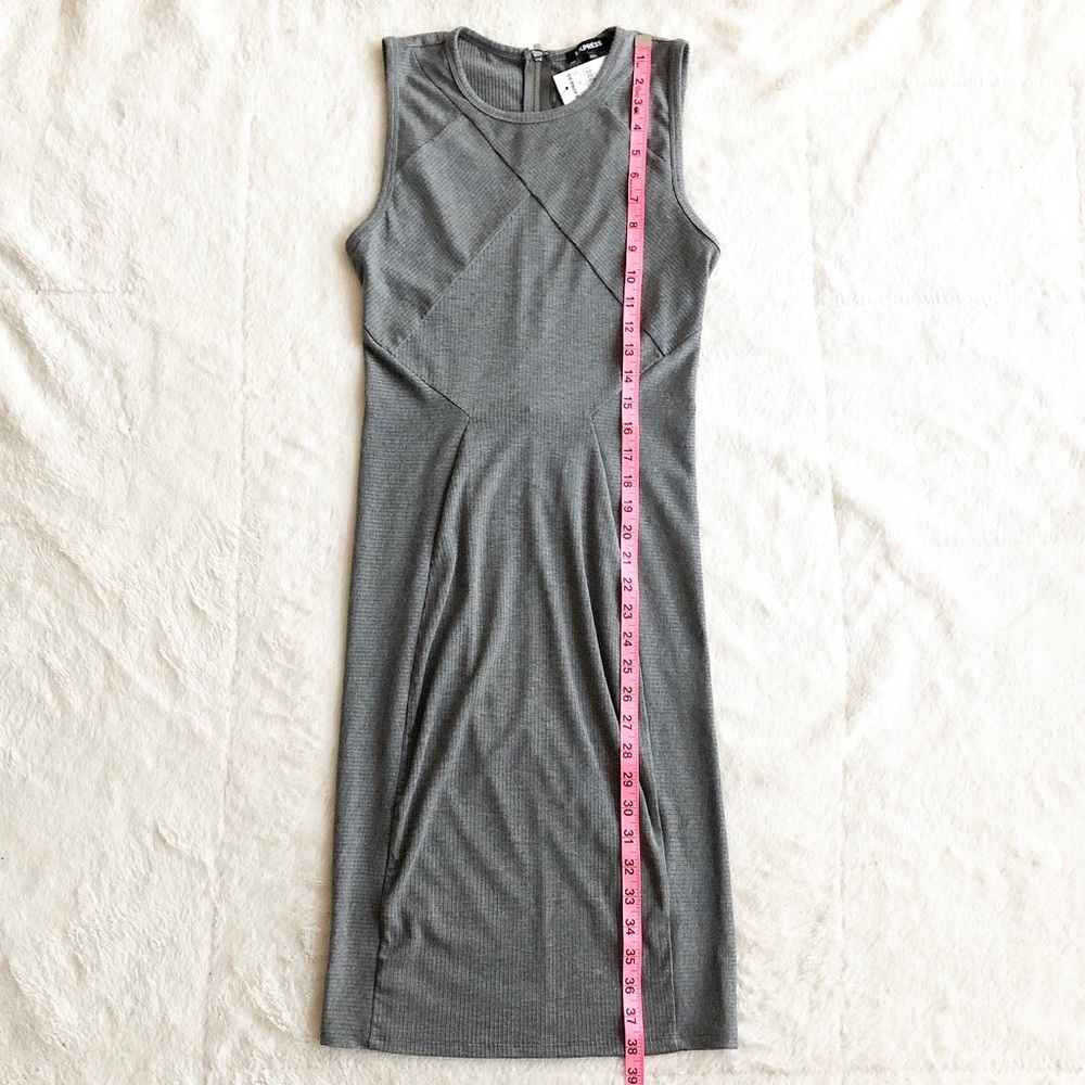 Express | Mixed Pattern Ribbed Sheath Dress *NWT* - Picture 8 of 8